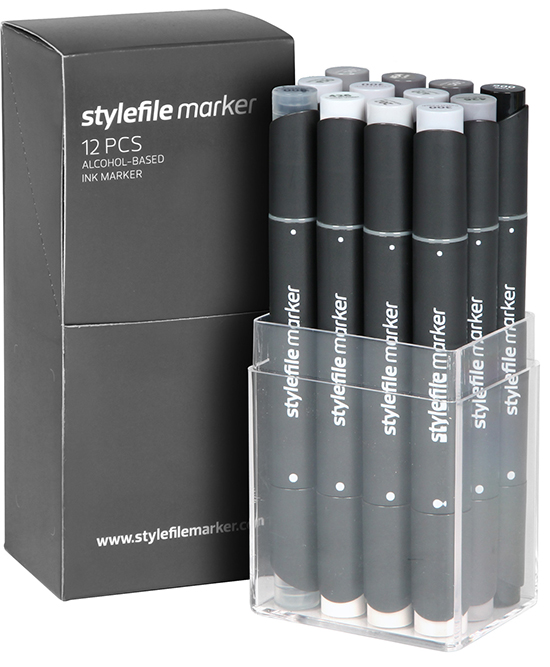 Stylefile Marker – Neutral Grey Set