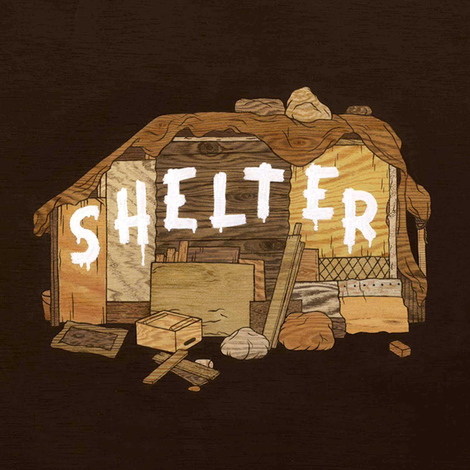 Painting from moki's 2017 publication Shelter