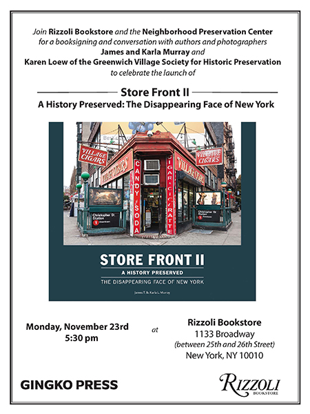Store Front II Rizzoli Event Announcement
