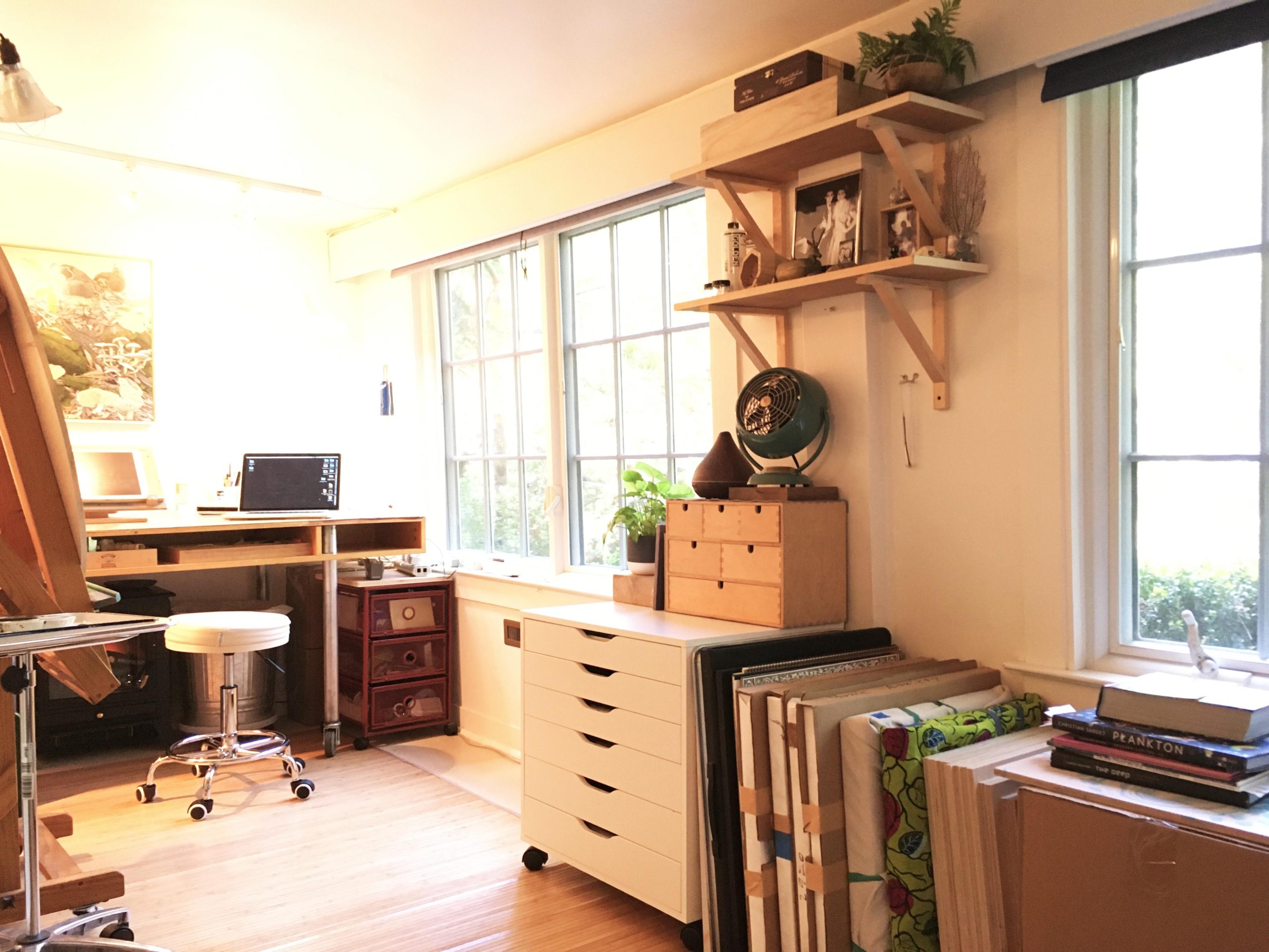 Tiffany's home studio